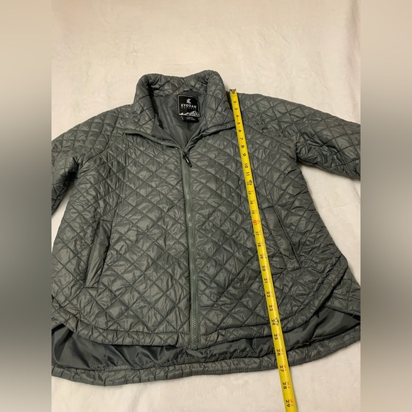 Kyodan Outdoor Men's Active Quilted Jacket Gray Pockets Size XXL - Picture 6 of 10